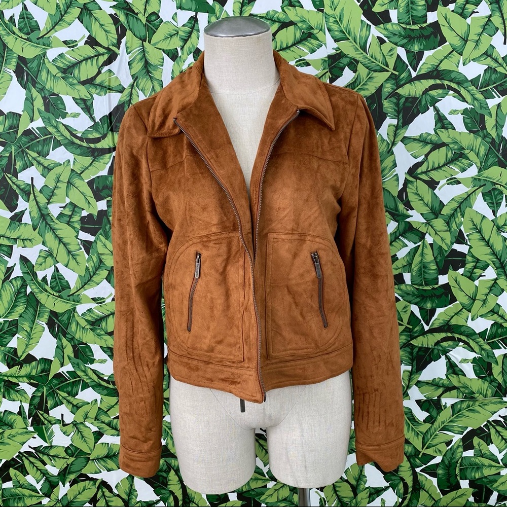 ⭐️ 3 for $20 ⭐️ Copper Key Faux Suede Jacket 690